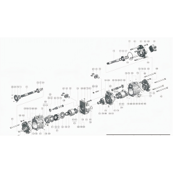 HYDRAULIC PUMP K3V112DT-1R5R-2N19-B  (without E.P.P.R VALVE)